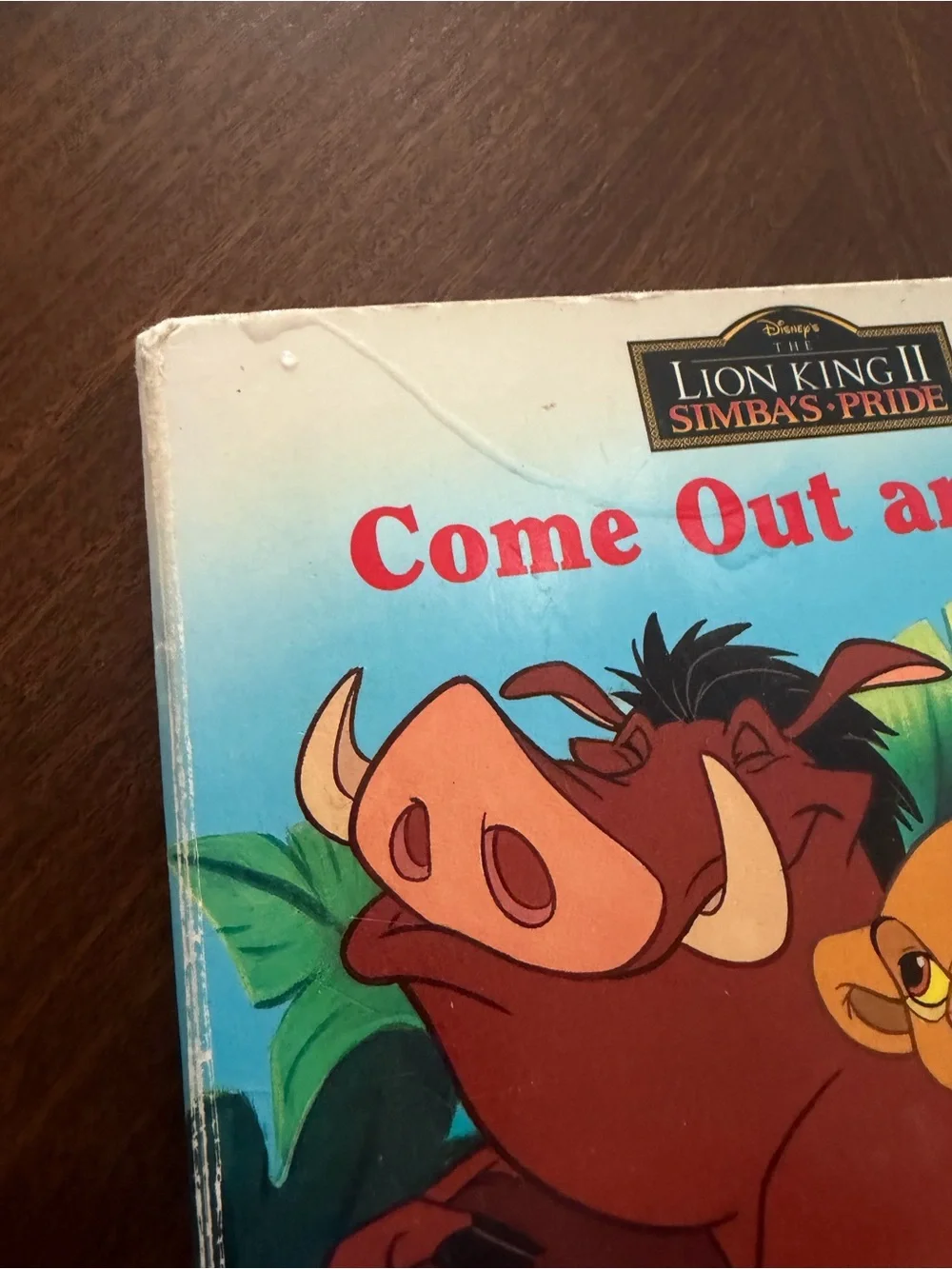 Lion King 2 simba’s pride board book come out and play